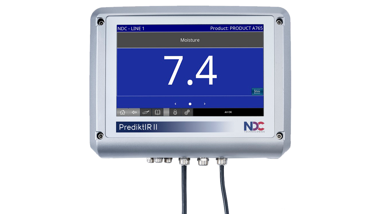 169 NDC Prediktir Ii Hmi Screen Moisture