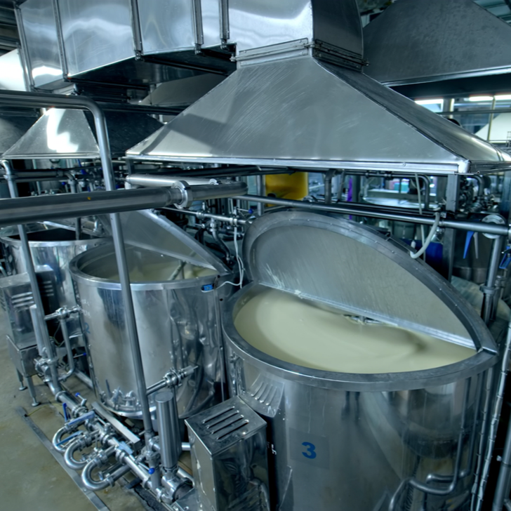 Food Produktion Close On Tank