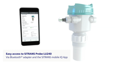 Siemens SITRANS LU240 With SITRANS AW050 Bluetooth Adaptor Video Thumbnail
