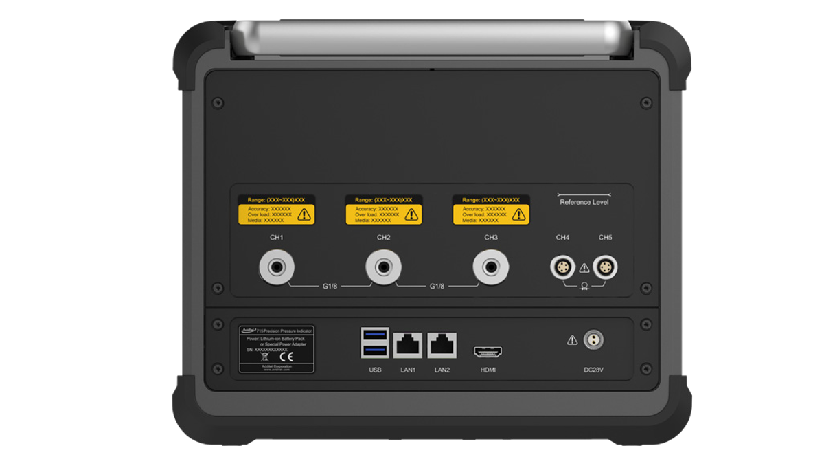 Additel ADT715 Precision Pressure Indicator Back