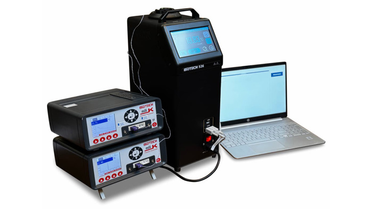 Isotech Model 526 With Millik And Laptop