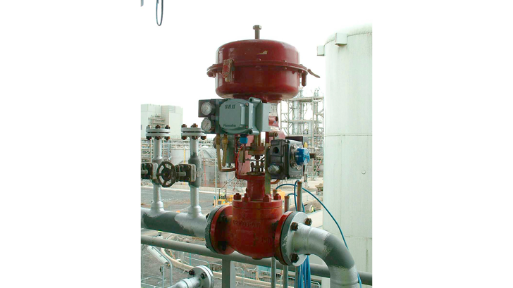 21000 series control valve Installed