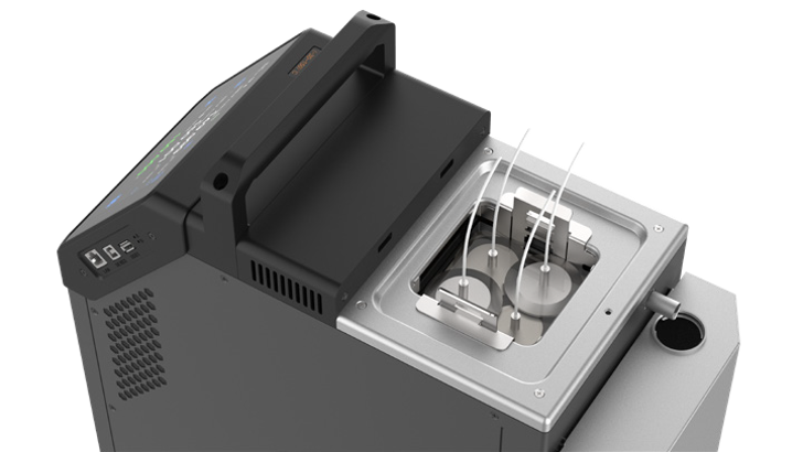 ADT835 Bærbart Kalibreringsbad Set Oppefra