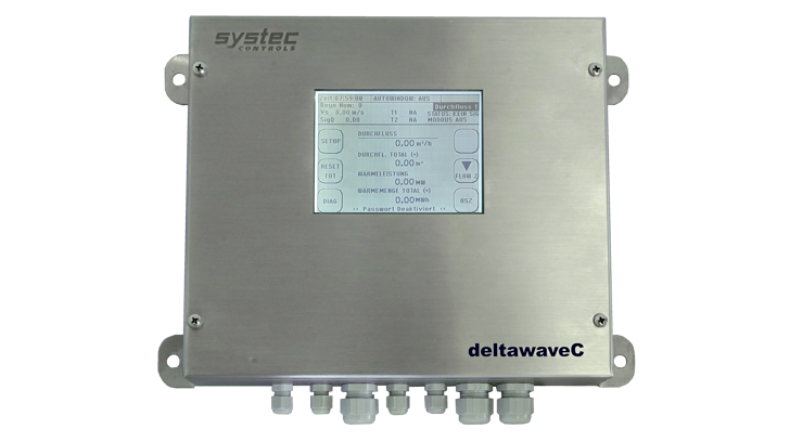 Insatech Systec Deltawavec F Clamp On Flowmeter Stationary 16 9