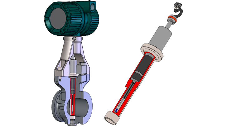 Yokogawa VY Serie Vortex Flowmeter Og Shedder Bar Gennemskåret 16 9