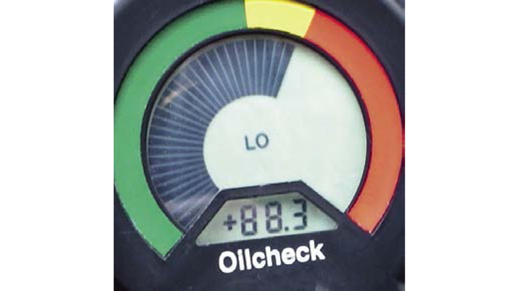 Parker Oilcheck LCD Display
