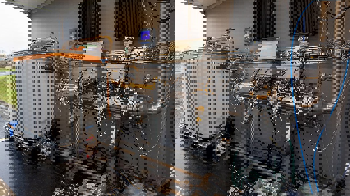 vandbehandlingsanlægget RemUVe set indefra