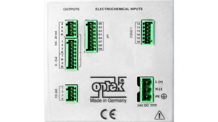 Optek C800 Transmitter Back Panel