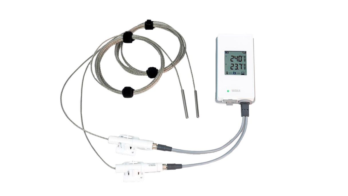 Insatech Vaisala PROD RFL100 Temperature Data Logger Two Probe HMP 16 9